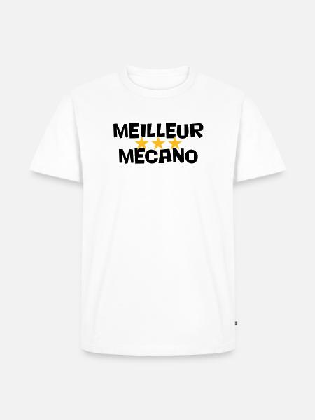 Best Mecano - Men's Premium Organic T-Shirt - white