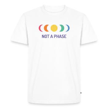 LGBT Pride Month - Not A Phase - Men's Premium Organic T-Shirt - white - Front - Nico (187cm)