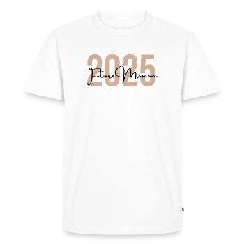 Future Maman 2025 - T-shirt Premium bio Homme - blanc - Devant - Nico (187cm)