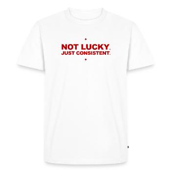 Slogan de la salle de sport de motivation - T-shirt Premium bio Homme - blanc - Devant - Nico (187cm)