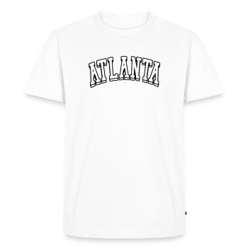 Chemise Atlanta - T-shirt Premium bio Homme - blanc - Devant - Nico (187cm)