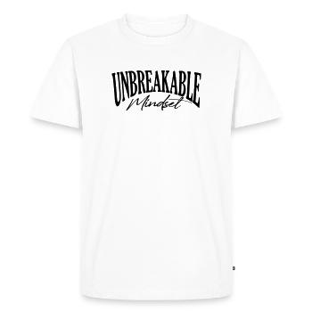 Entraîneur de l’état d’ de gym incassable forte sugestion - T-shirt Premium bio Homme - blanc - Devant - Nico (187cm)