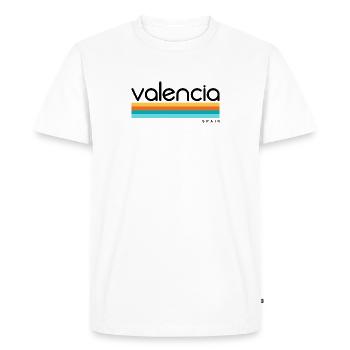 Valence - Espagne - Espagne - Espagne - T-shirt Premium bio Homme - blanc - Devant - Nico (187cm)