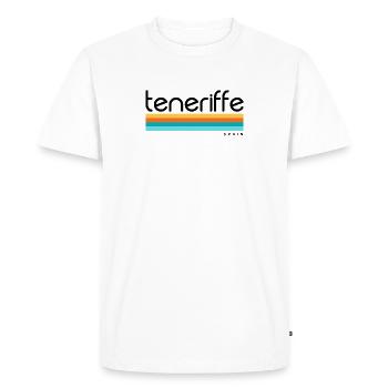 Tenerife - Espagne - Tenerife - Espagne - Espagne - T-shirt Premium bio Homme - blanc - Devant - Nico (187cm)