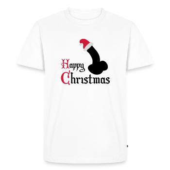 Jour de Noël - T-shirt Premium bio Homme - blanc - Devant - Nico (187cm)