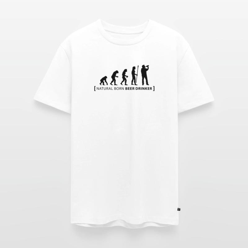 evolution_beer_drinker T-shirt Premium bio Homme
