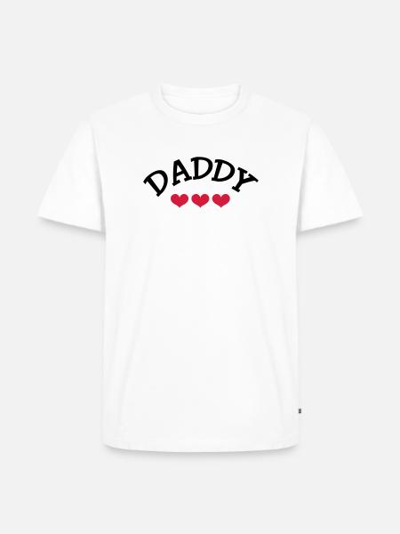 Daddy - Men's Premium Organic T-Shirt - white