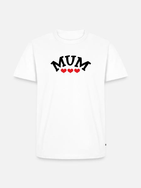 Mom / Mother's Day - Men's Premium Organic T-Shirt - white
