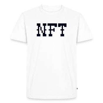 NFT - T-shirt Premium bio Homme - blanc - Devant - Nico (187cm)