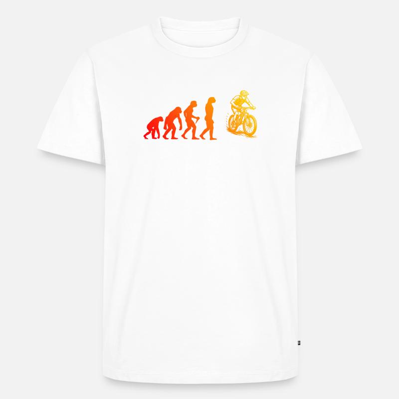 Déclaration directe sur le VTT - T-shirt Premium bio Homme - blanc