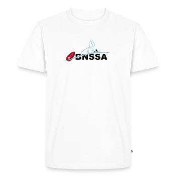 BNSSA sauvetage aquatique - T-shirt Premium bio Homme - blanc - Devant - Nico (187cm)
