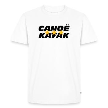 Canoë Kayak - T-shirt Premium bio Homme - blanc - Devant - Nico (187cm)