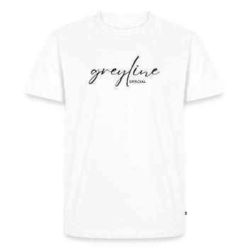 Greyline Officiel - T-shirt Premium bio Homme - blanc - Devant - Nico (187cm)