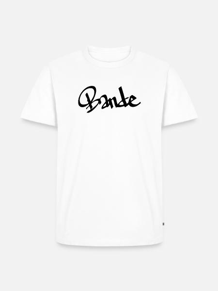 Bande - Männer Premium Bio T-Shirt - Weiß