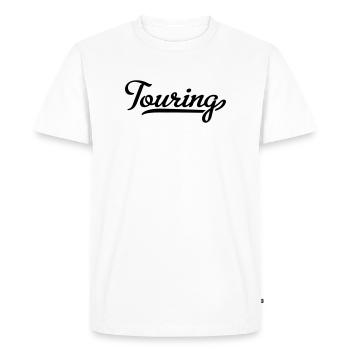2541614 112658601 Touring - T-shirt Premium bio Homme - blanc - Devant - Nico (187cm)
