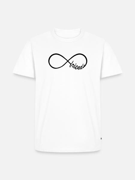 Friends Infinity Swag - Men's Premium Organic T-Shirt - white