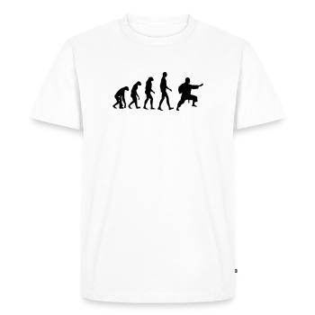 Jiu Jitsu / Jujutsu / Jiujitsu / Art Martial - T-shirt Premium bio Homme - blanc - Devant - Nico (187cm)