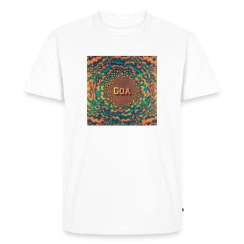 GOA - Men's Premium Organic T-Shirt - white - Front - Nico (187cm)
