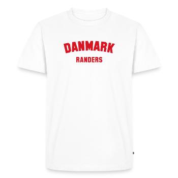 RANDERS Danemark Dänemark - T-shirt Premium bio Homme - blanc - Devant - Nico (187cm)