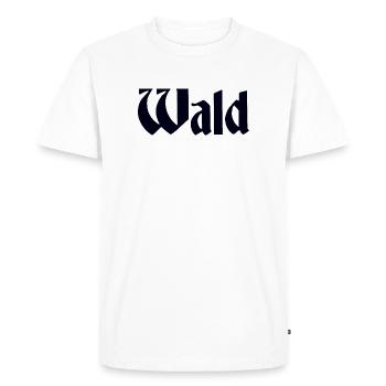 Forêt - T-shirt Premium bio Homme - blanc - Devant - Nico (187cm)