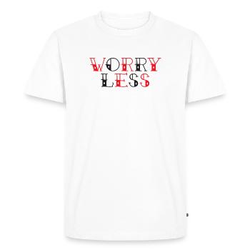 Abstract design in bright colors - Men's Premium Organic T-Shirt - white - Front - Nico (187cm)