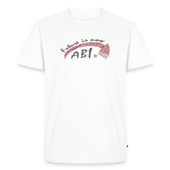 Abitur 2026 - Men's Premium Organic T-Shirt - white - Front - Nico (187cm)