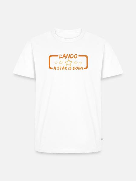Lando as Lando - Men's Premium Organic T-Shirt - white