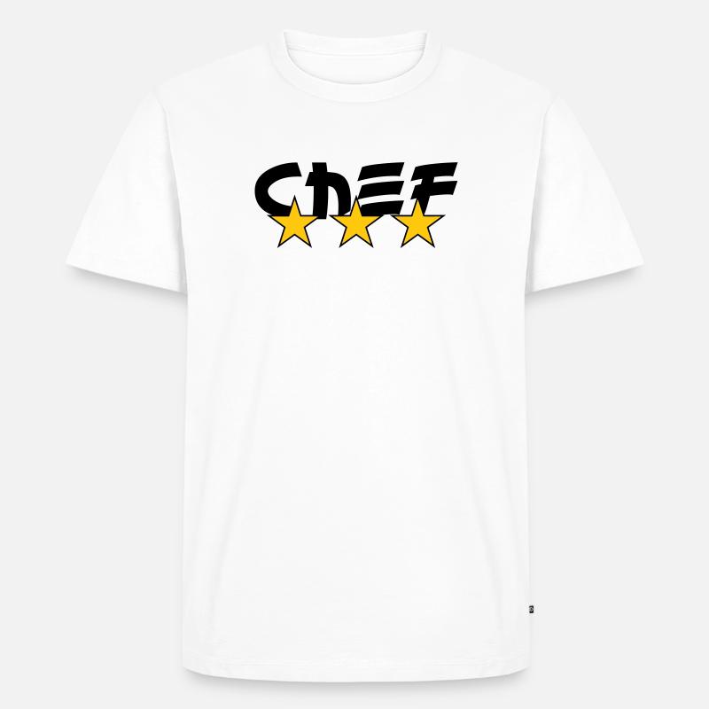 Koch – Küche – Koch - Männer Premium Bio T-Shirt - Weiß