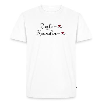 Meilleur ami - T-shirt Premium bio Homme - blanc - Devant - Nico (187cm)