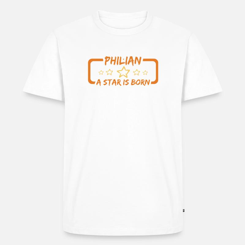 Philian als Geschenk - Männer Premium Bio T-Shirt - Weiß