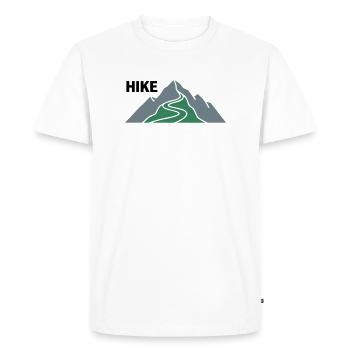 Hike Mountains Hiking Group Summits - Men's Premium Organic T-Shirt - white - Front - Nico (187cm)