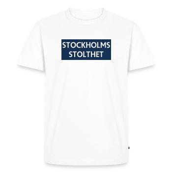 Stockholm Pride - Men's Premium Organic T-Shirt - white - Front - Nico (187cm)