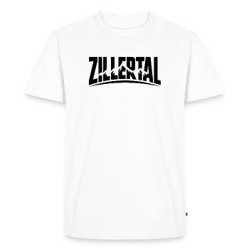 Zillertal - Souvenir Design - Men's Premium Organic T-Shirt - white - Front - Nico (187cm)