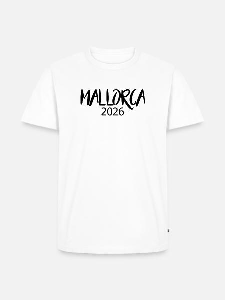 Mallorca_2026 - Männer Premium Bio T-Shirt - Weiß