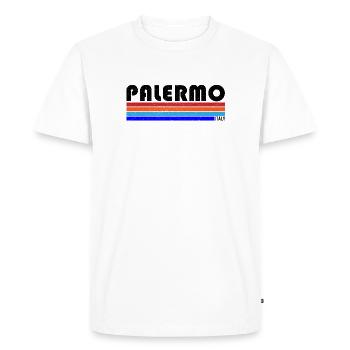 Palerme - T-shirt Premium bio Homme - blanc - Devant - Nico (187cm)