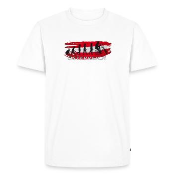 Cycling, Cycleball, Indoor Cycling, Evolution, AU - Men's Premium Organic T-Shirt - white - Front - Nico (187cm)