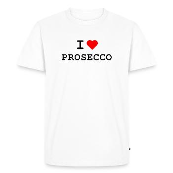 J’adore Prosecco - Ich liebe Prosecco - T-shirt Premium bio Homme - blanc - Devant - Nico (187cm)