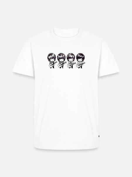 Die fabelhafte Vierband - Männer Premium Bio T-Shirt - Weiß