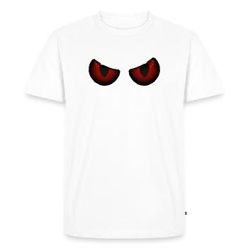 Red-Eyed Ember - Men's Premium Organic T-Shirt - white - Front - Nico (187cm)