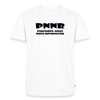 Design Graphique Abstrait - T-shirt Premium bio Homme - blanc - Devant - Nico (187cm)