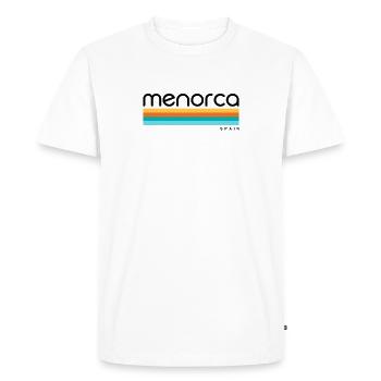 Minorque - Espagne - Espagne - Espagne - Îles Baléares - T-shirt Premium bio Homme - blanc - Devant - Nico (187cm)
