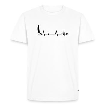 Voilier - T-shirt Premium bio Homme - blanc - Devant - Nico (187cm)