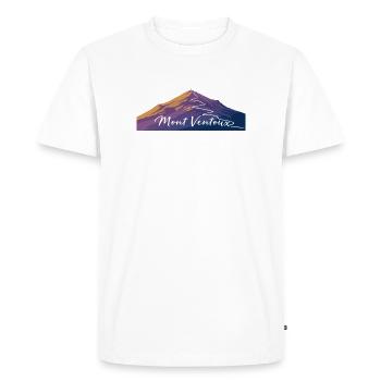 Illustration de paysage de montagne vibrant - T-shirt Premium bio Homme - blanc - Devant - Nico (187cm)