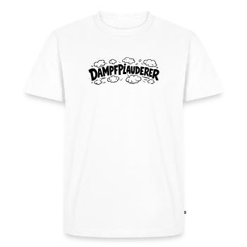 Bavardages sur Steam - T-shirt Premium bio Homme - blanc - Devant - Nico (187cm)