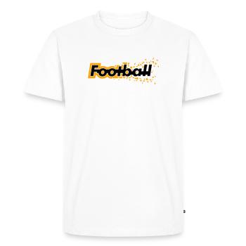 Soccer - Men's Premium Organic T-Shirt - white - Front - Nico (187cm)