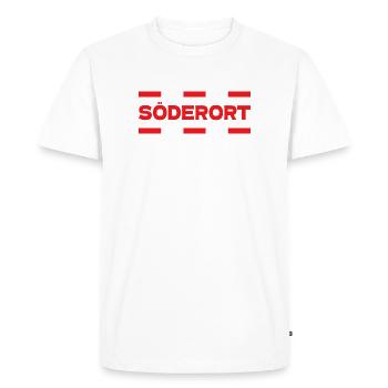 Söderort - Stockholm - Men's Premium Organic T-Shirt - white - Front - Nico (187cm)