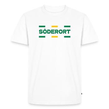 Söderort - Stockholm - Men's Premium Organic T-Shirt - white - Front - Nico (187cm)
