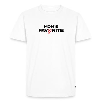 Favori des mamans - T-shirt Premium bio Homme - blanc - Devant - Nico (187cm)