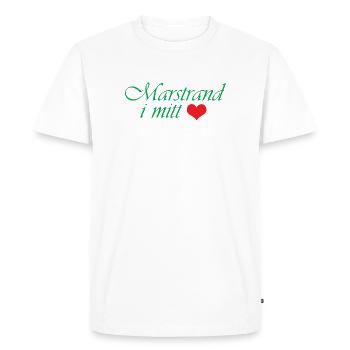 Marstrand dans mon cœur - T-shirt Premium bio Homme - blanc - Devant - Nico (187cm)