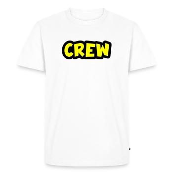 équipage - T-shirt Premium bio Homme - blanc - Devant - Nico (187cm)